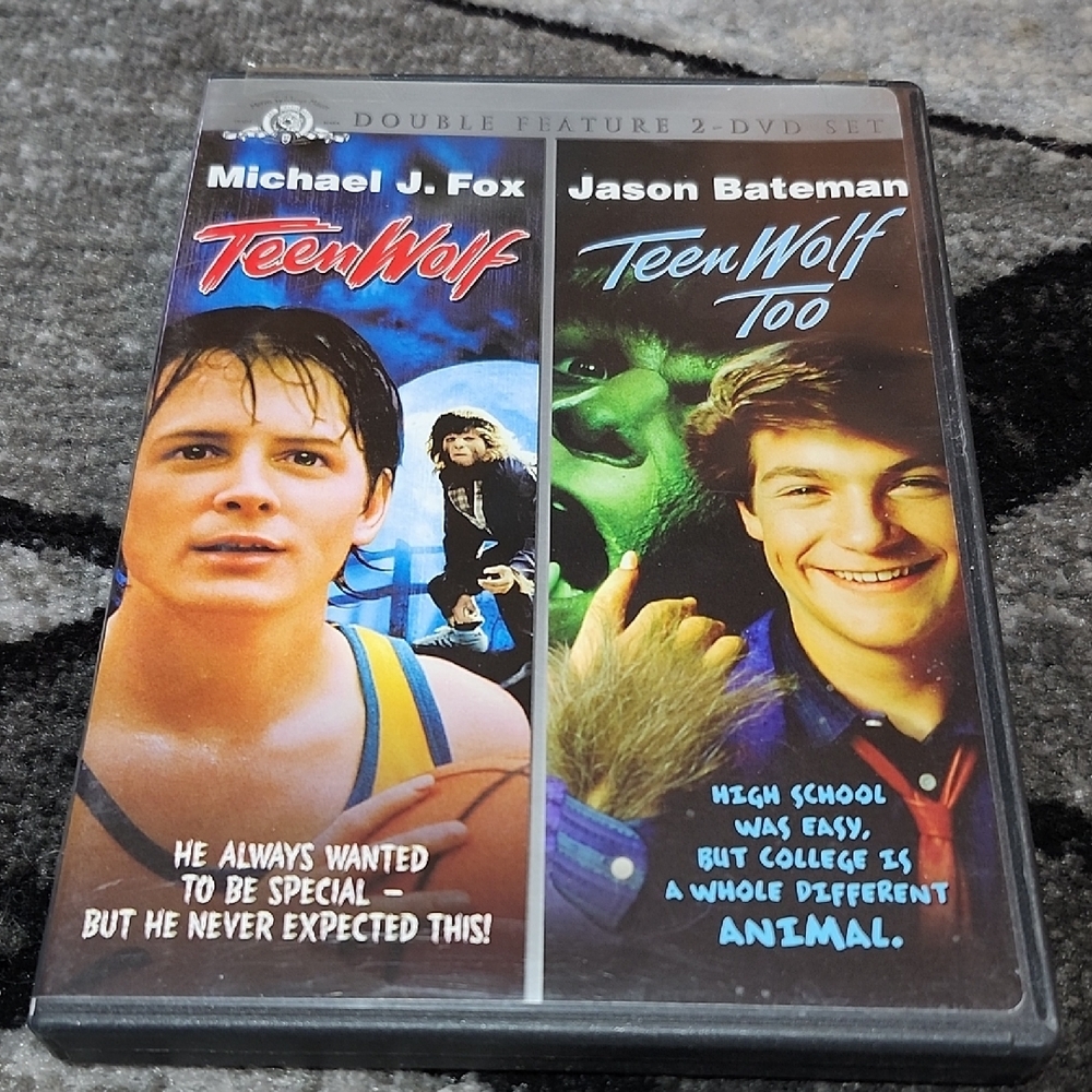 TEEN WOLF DOUBLE FEATURE DVD COLLECTION MICHAEL J. FOX